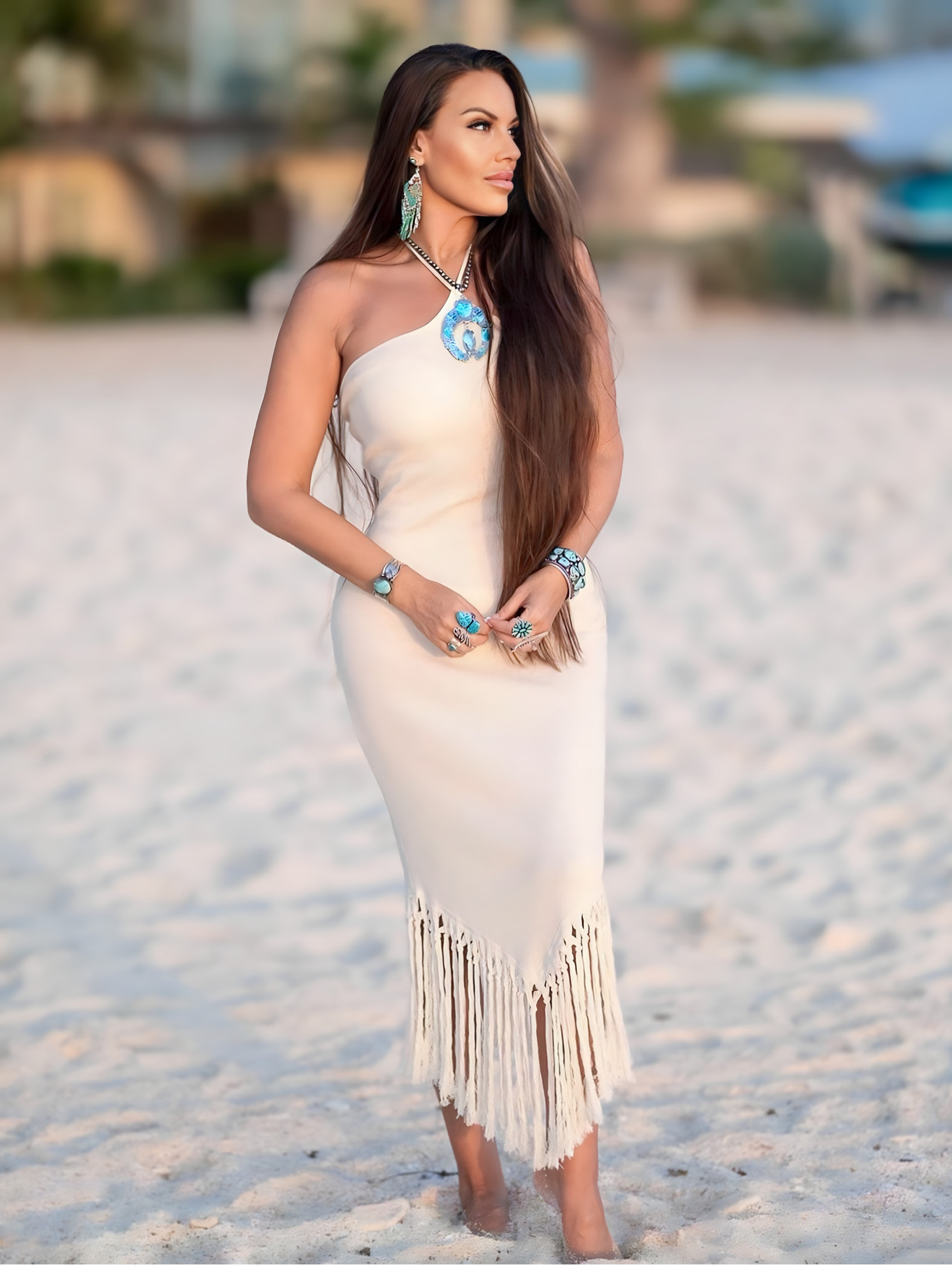 This is so soft and stretchy and I absolutely love the fringe. 😍#LTKswim #LTKFestival

#LTKSeasonal