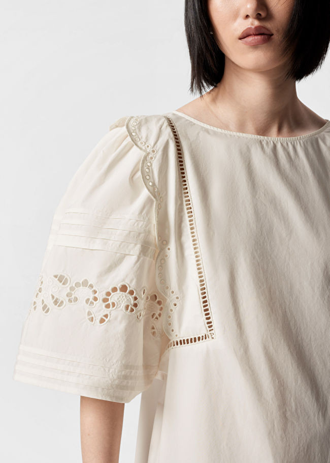 Scalloped Mini Dress | & Other Stories US