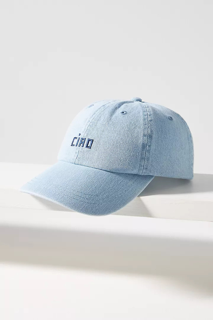 Clare V. Ciao Denim Baseball Cap | Anthropologie (US)