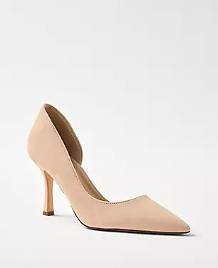 Suede D'Orsay Pumps | Ann Taylor (US)