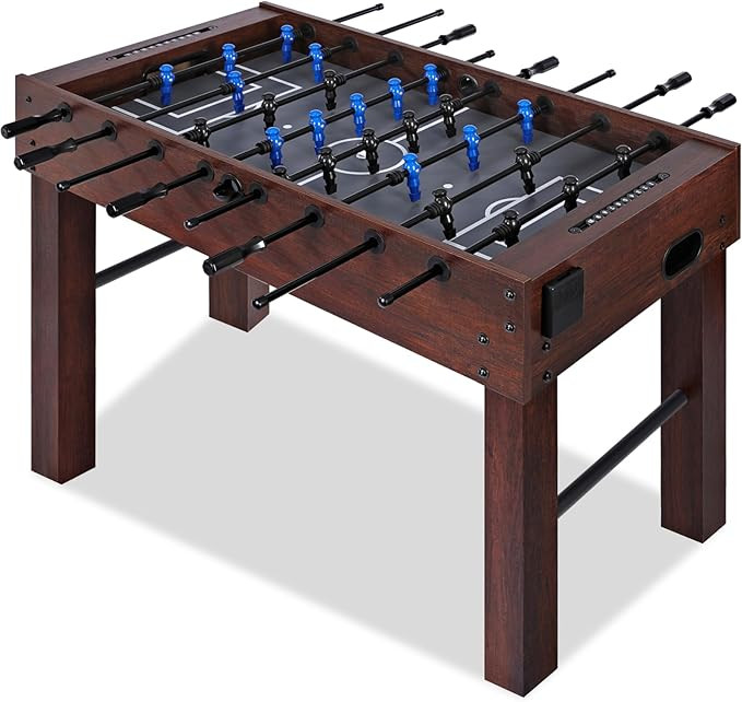 54 Inch Large Size Foosball Table for Adults, Competition Full Size Soccer Game Table with 2 Ball... | Amazon (US)
