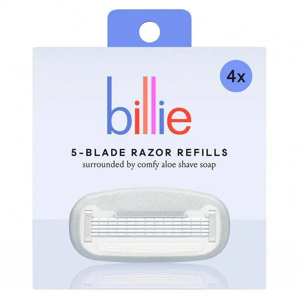 Billie Women’s Razor 5-Blade Refills - 4 count | Walmart (US)