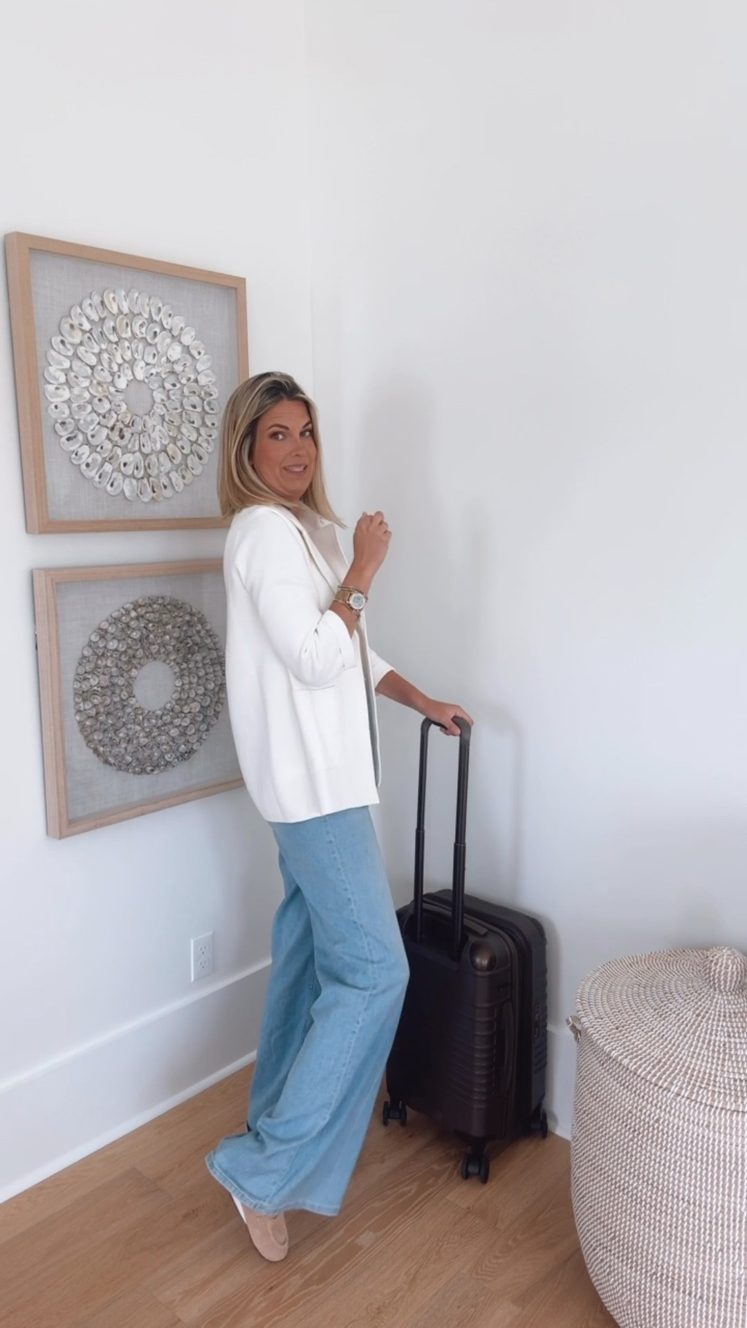 Airport style!  Like the sweatpant jeans but better.  I am 5’11” wearing small tall. Use my new customer discount code RACHELXSPANX for 15% off and free shipping.  Small tops. Sneakers true to size.

#LTKSaleAlert #LTKTravel #LTKTall