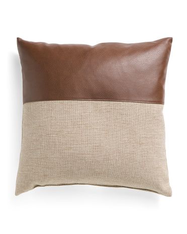 Made In Usa 22x22 Two Tone Pillow | TJ Maxx