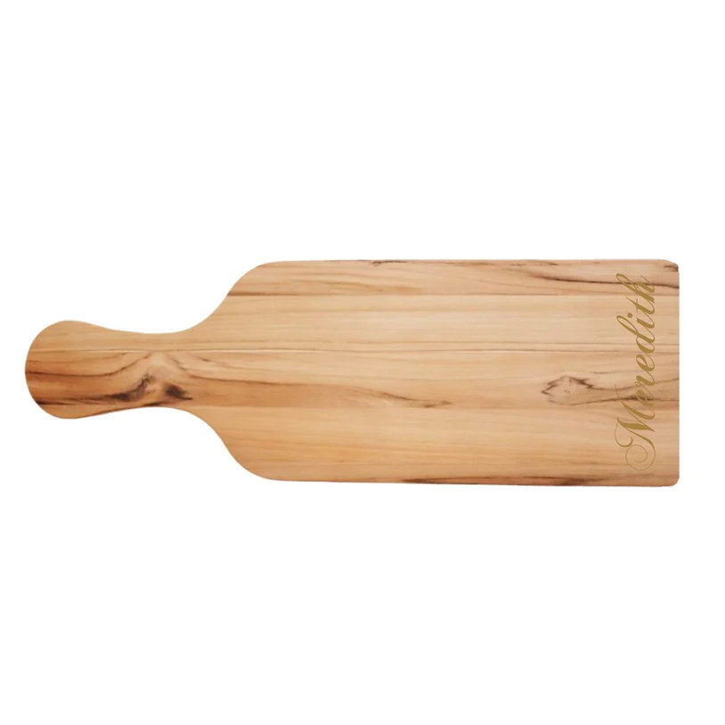 WREN x Meredith Hudkins Summer Collection Paddle Teak Board | Wren Home