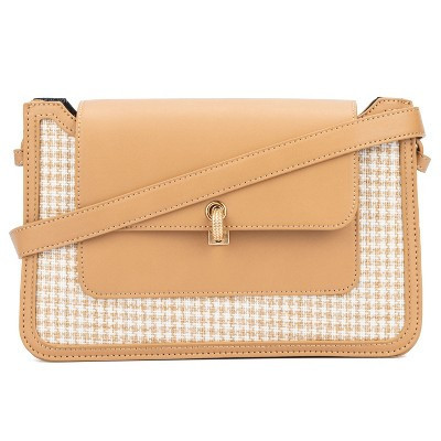 NEW YORK & COMPANY Women's Rosie Crossbody Bag - TAN | Target