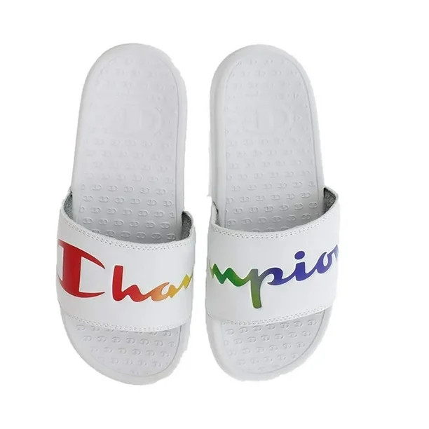 Champion - Champion Women's Super Slide Split Script Slide Sandal - Walmart.com | Walmart (US)