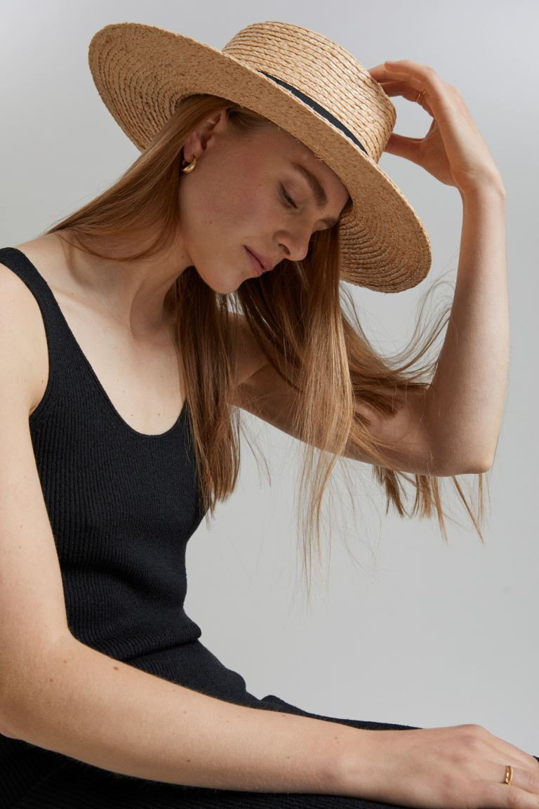 Ribbon Brim Straw Hat | H&M (UK, MY, IN, SG, PH, TW, HK)