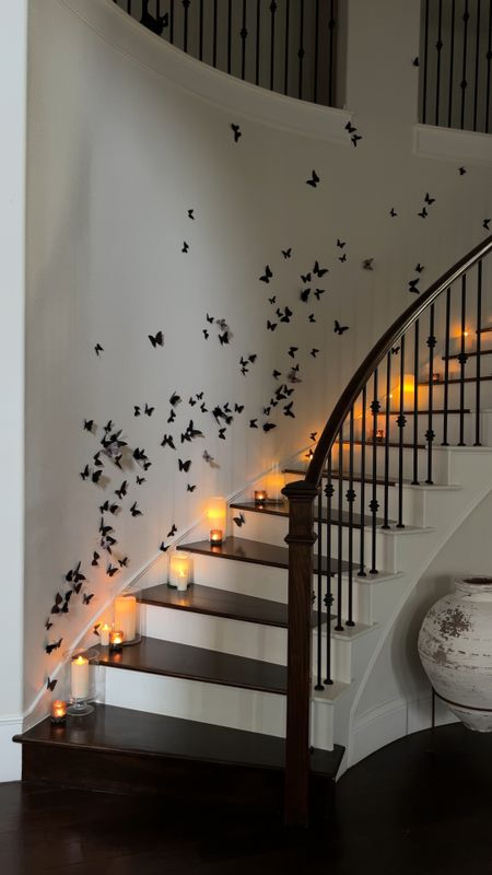 If you haven’t tried black butterflies for Halloween yet, what are you waiting for?!!  Such a chic way to do Halloween decor 🖤



#LTKHalloween #LTKhome