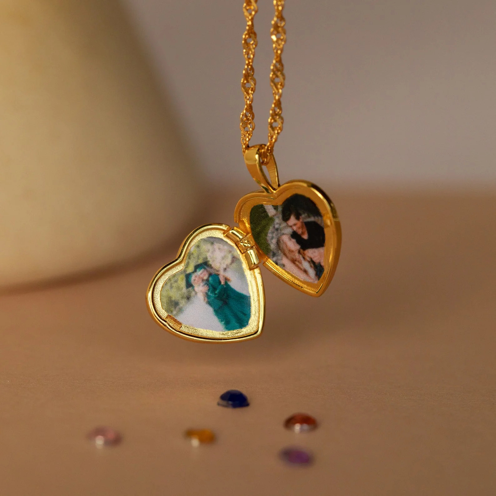 Endless Love Locket Necklaces 18K Gold / Heart | Caitlyn Minimalist