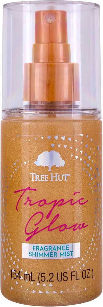 Tree Hut Tropic Glow Hair & Body Mist, Hydrating & Alcohol-Free, Light Shimmer Body Spray with Al... | Amazon (US)