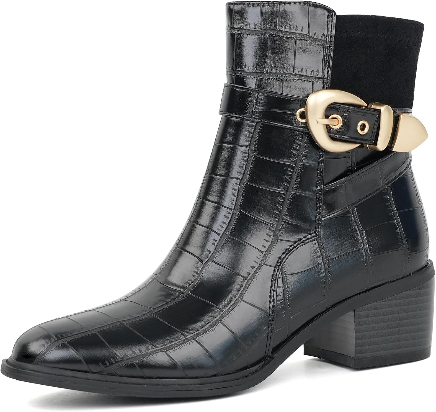 JABASIC Women's Ankle Boots Side Zip Chelsea Booties | Amazon (US)