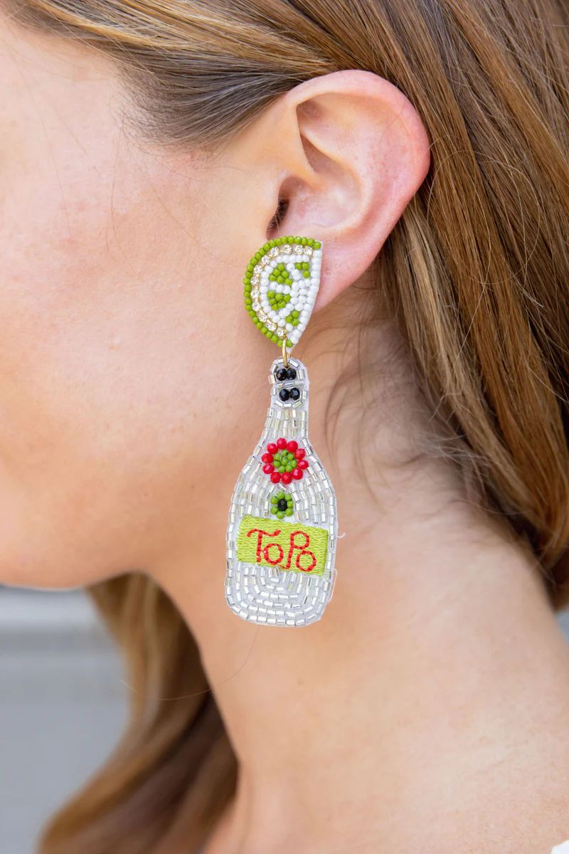 Topo Earrings - Lime | Avara