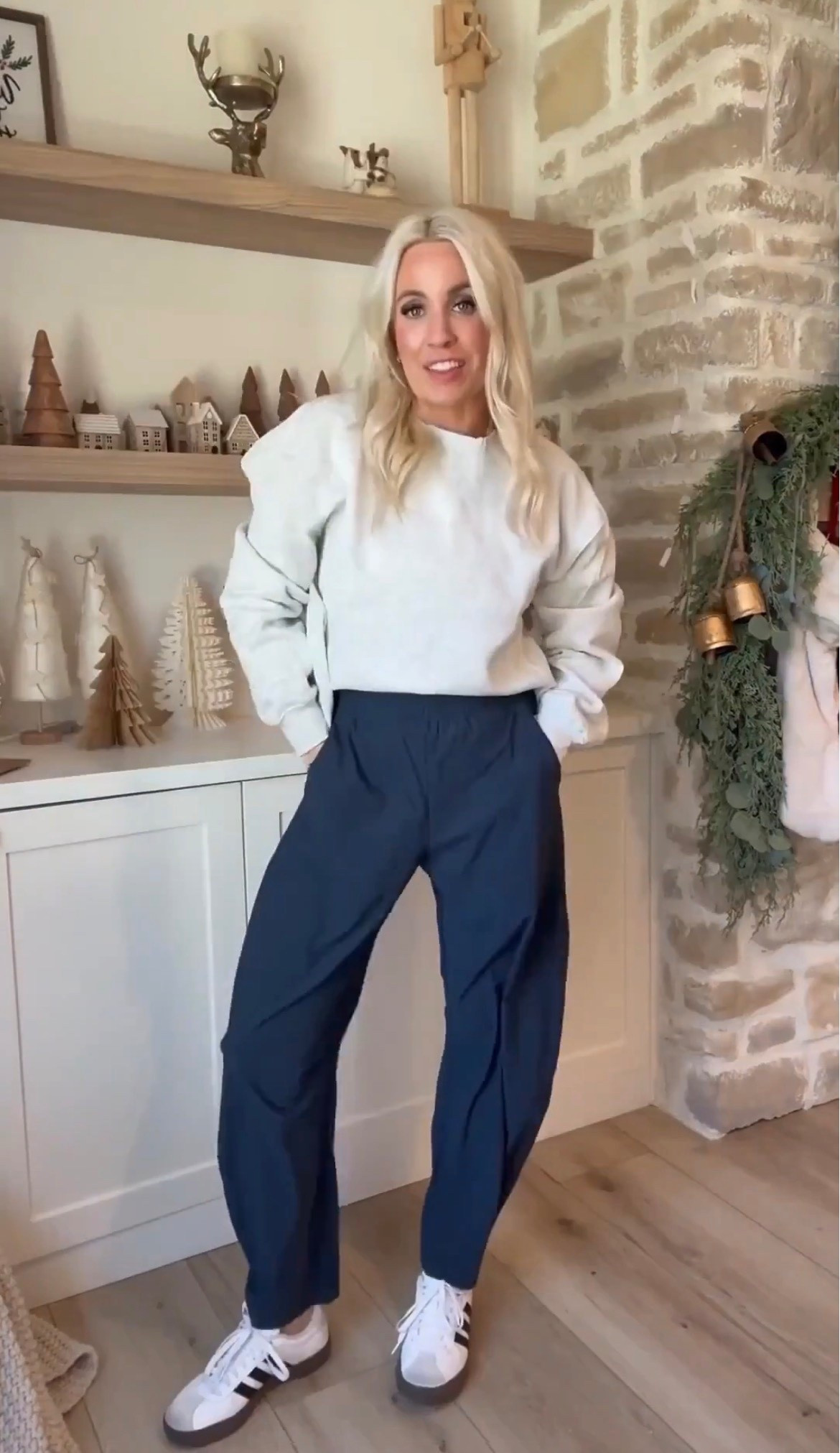 Old Navy high-waisted barrel ankle pants on sale for 40% off! I’m wearing size Small tall!

#LTKSaleAlert #LTKSeasonal #LTKootd