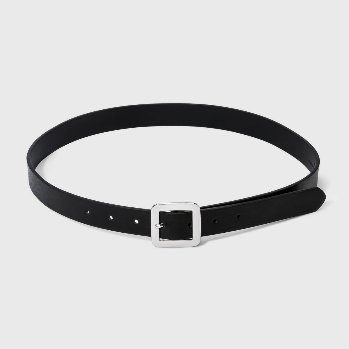 Women's Chunky Center Bar Belt - A New Day™ Black | Target