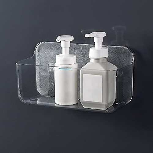 Ettori Shower Caddy, Shower Basket, Bathroom Storage, Wall Mounted No Drilling Adhesive Storage f... | Amazon (UK)