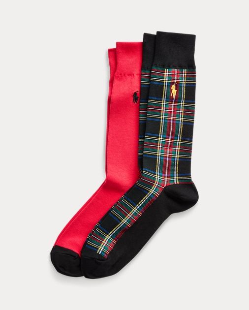 Tartan & Solid Sock 2-Pack | Ralph Lauren (US)