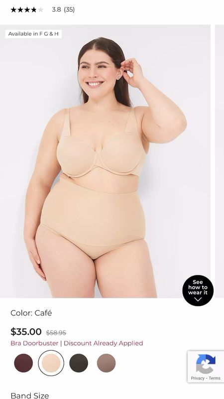 I get asked all the time about what bra I’m wearing - and my FAVORITE currently is this lightly lined balconette bra from Lane Bryant. It’s currently just $35 for their semi annual sale! 

#LTKSaleAlert #LTKFindsUnder50 #LTKPlusSize