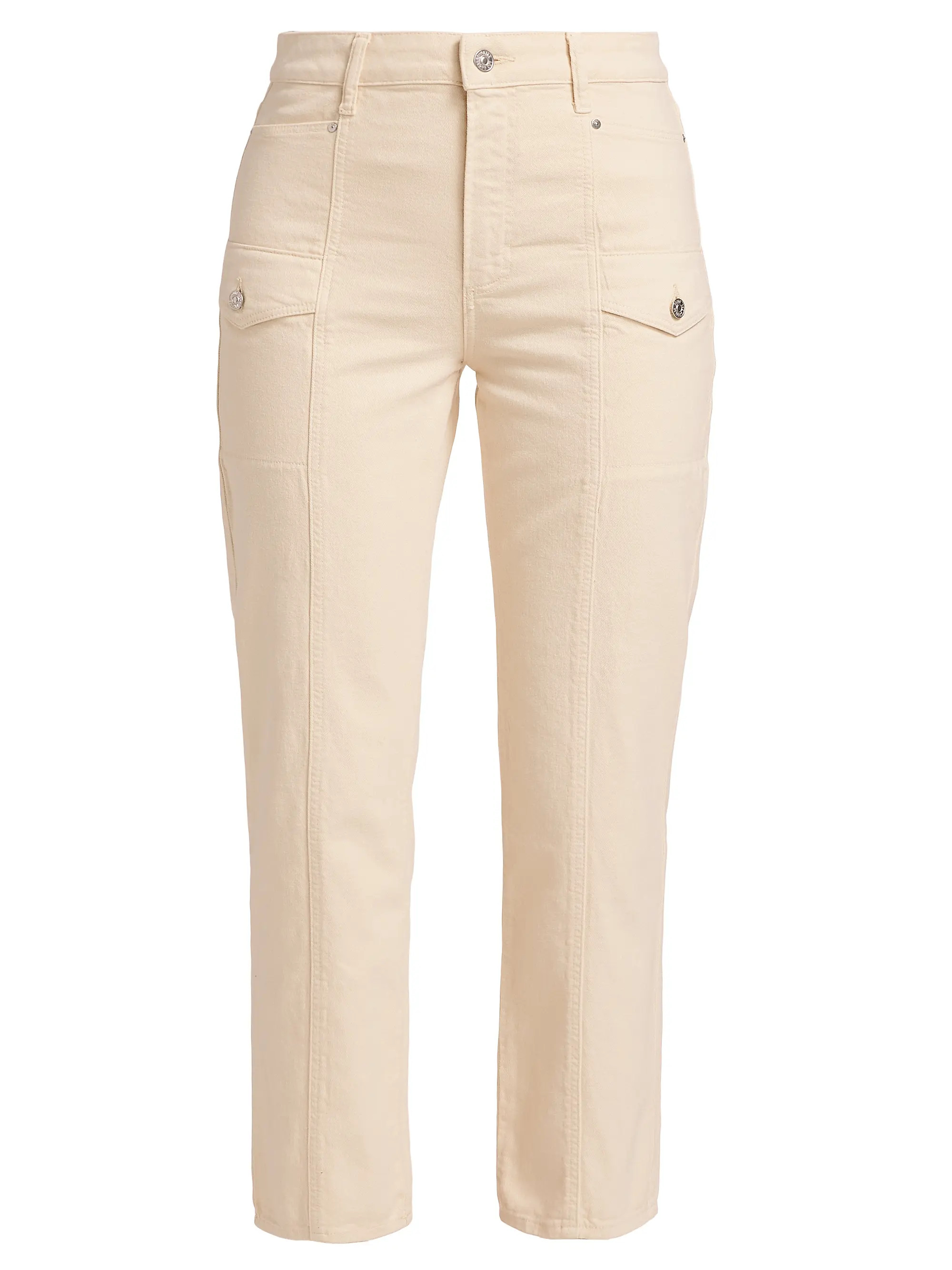 Alexis Stretch-Cotton Crop Pants | Saks Fifth Avenue