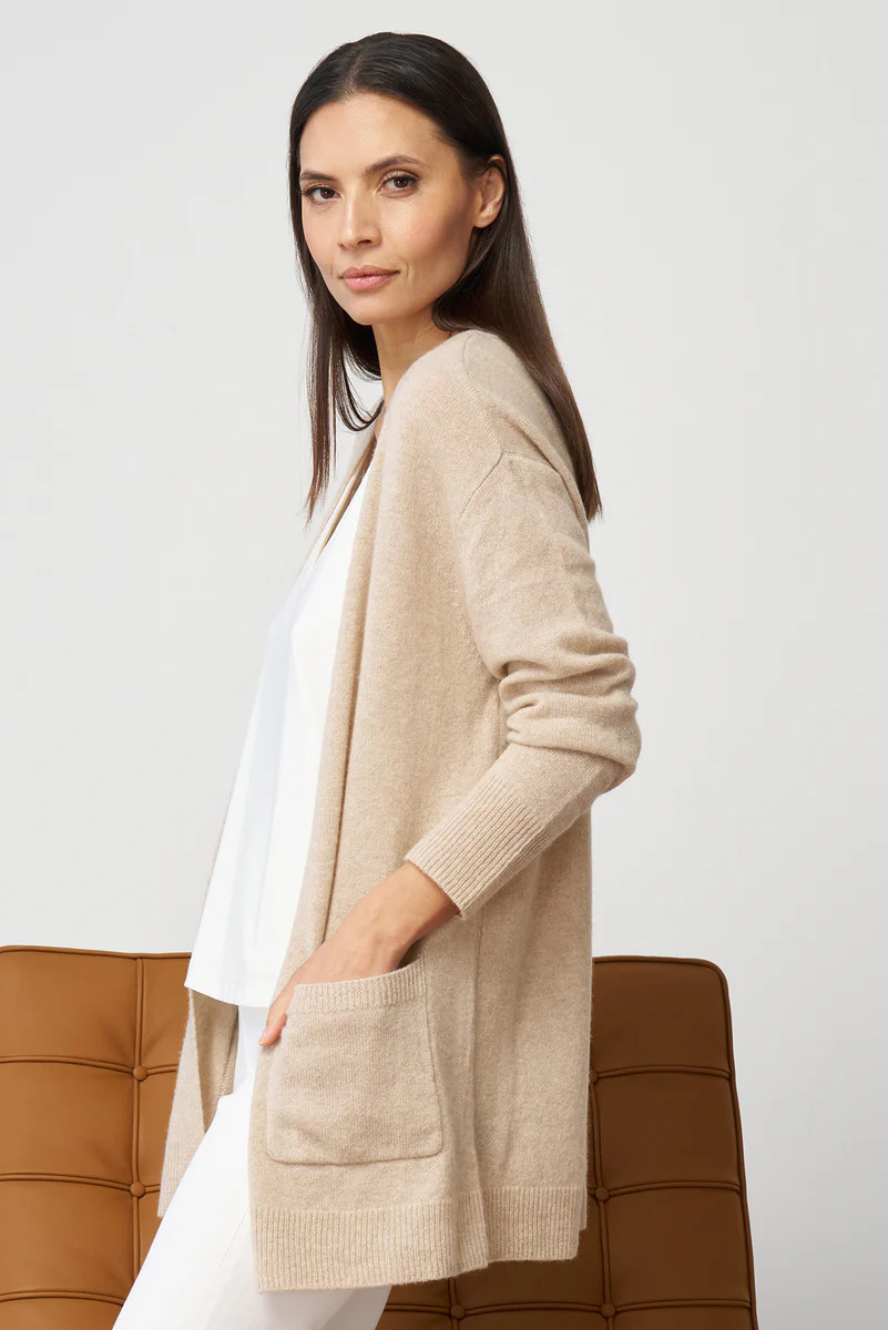 Pocket Cashmere Cardigan for Women | Franne Golde | Franne Golde