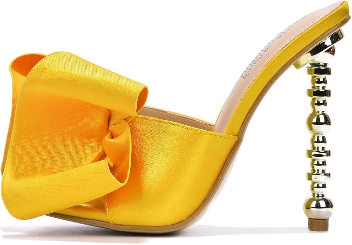 Cape Robbin Salsa Sexy High Heels for Women, Oval Open Toe Shoes Heels | Amazon (US)