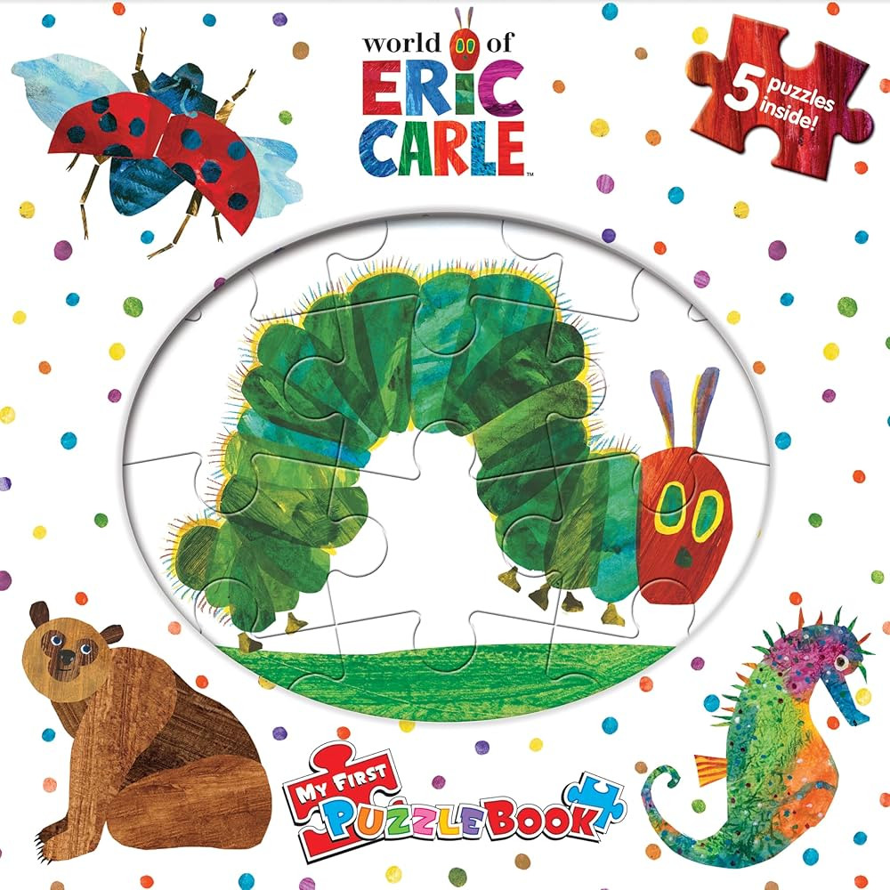 The World of Eric Carle My First Puzzle Book - Jigsaw Puzzles for kids, 10-page board book, 5 puz... | Amazon (US)