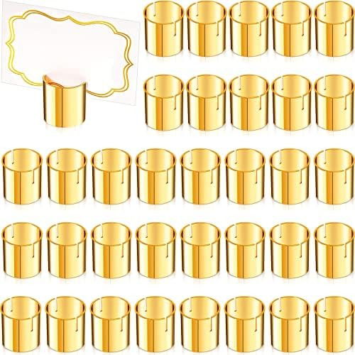 48 Pieces Table Number Holders 24 Pcs Place Card Holder and 24 Pcs Place Cards for Table Setting Pic | Amazon (US)