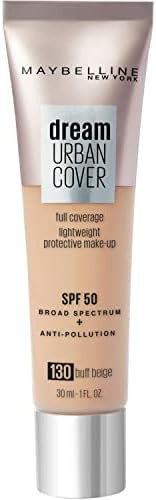 Maybelline Dream Urban Cover Full Coverage Foundation 30ml - 130 Buff Beige | Amazon (US)