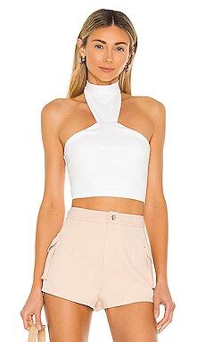 superdown Brenna Crop Top in White from Revolve.com | Revolve Clothing (Global)