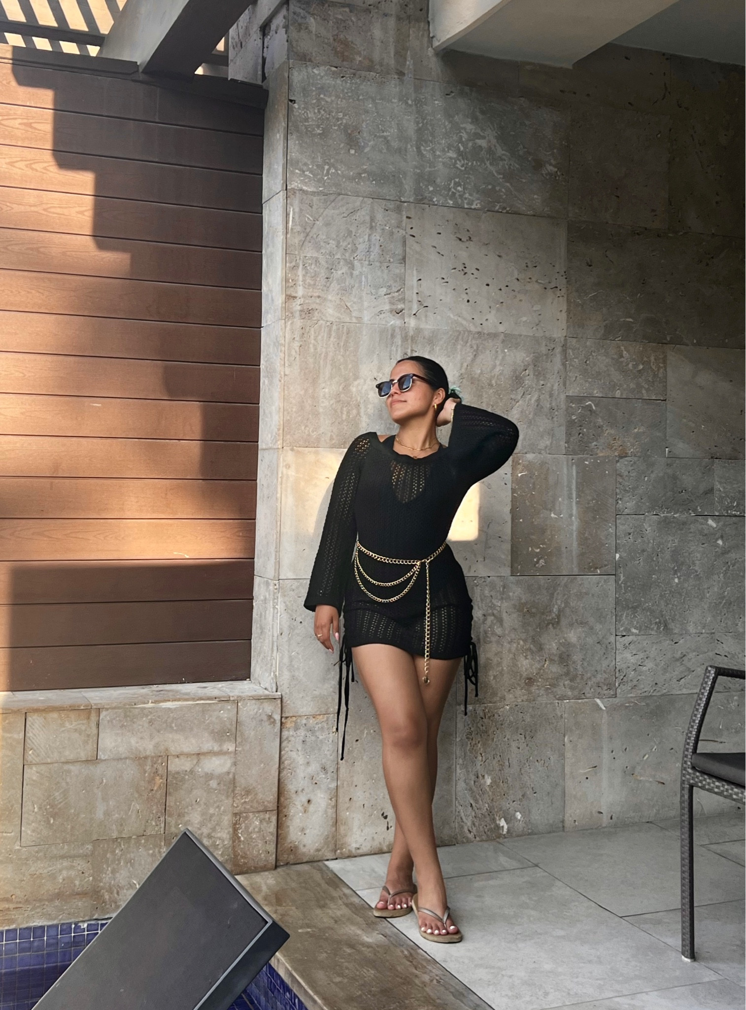 cover up size xs, swimsuit size s✨
black beach cover up, one piece swimsuit, Shein finds, shein haul, vacation outfit inspo, punta cana outfit ideas 
