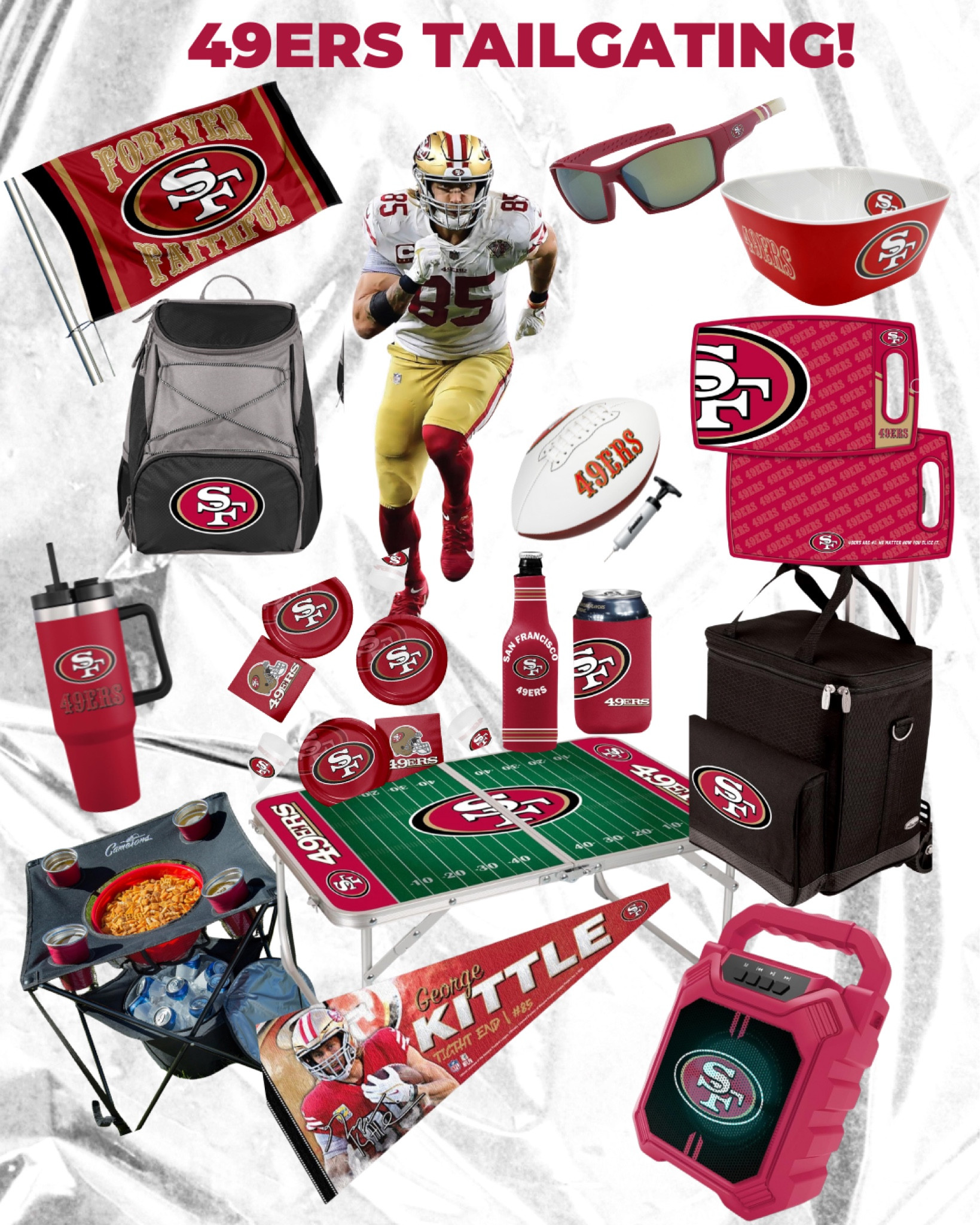49ers tailgating supplies!