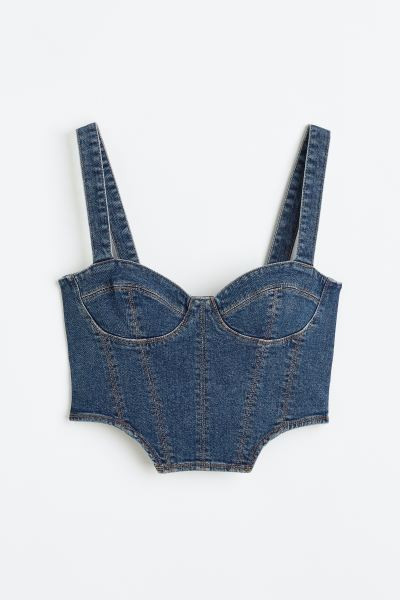 Bustier-style Crop Top | H&M (US + CA)