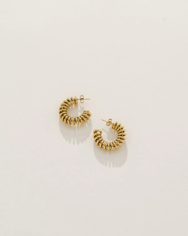 Spiral Hoop Earrings | Reliquia Collective & Blanca