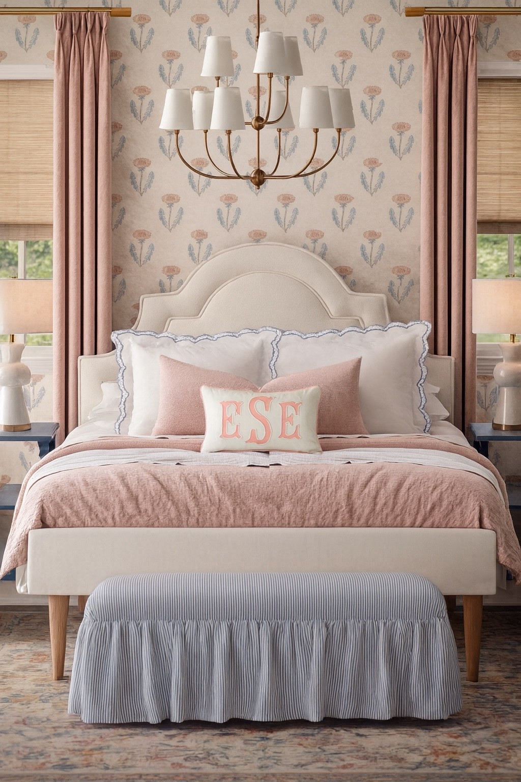 The sweetest pink and blue space with all the girly details 

#girls #bedroom #kids #homedecor #bedding 

#LTKHome #LTKSaleAlert #LTKKids