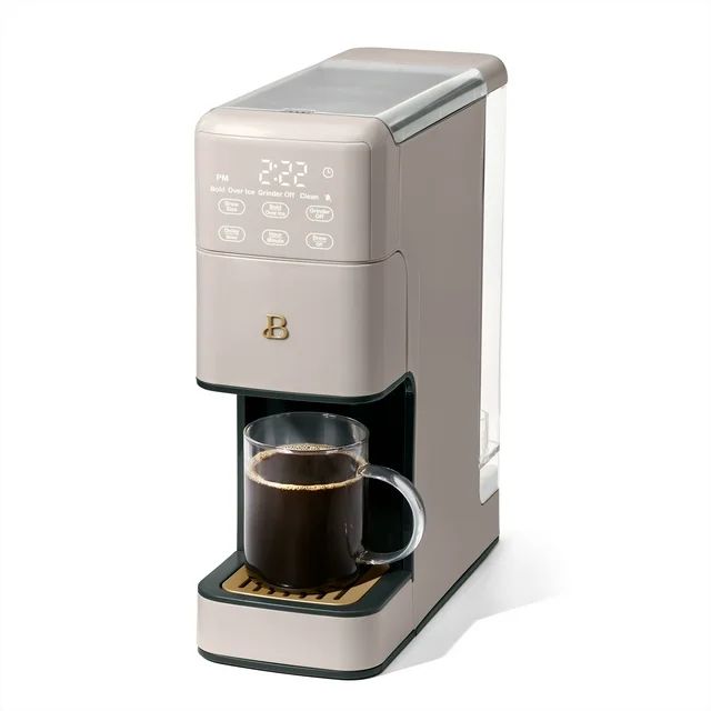 Beautiful Perfect Grind Programmable Single Serve Coffee Maker, Porcini Taupe by Drew Barrymore | Walmart (US)