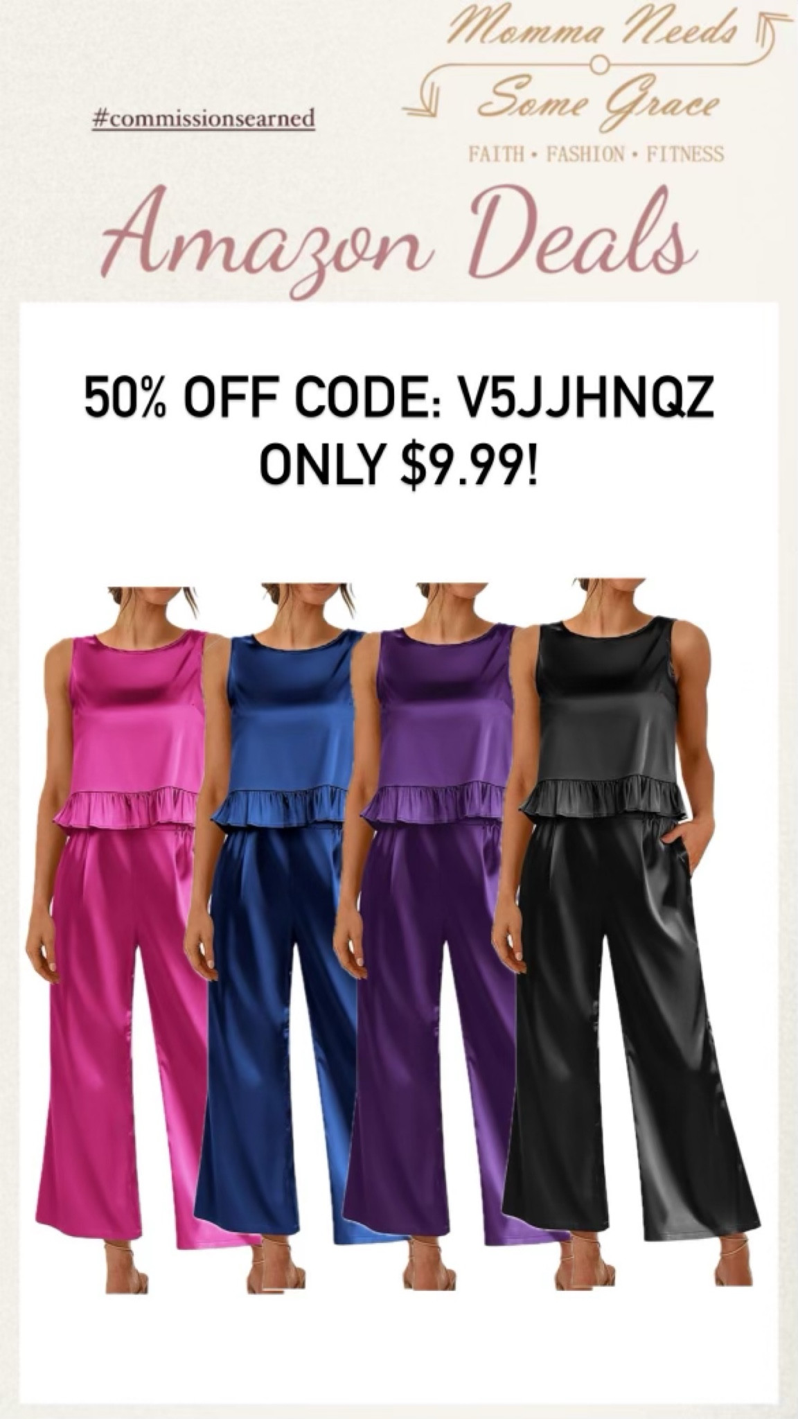 Silk pjs on promo! Ends 8/31

How to use the promo code 👇🏼

Copy the code above (screenshot and then go to the picture, hold your finger down on top of the code), paste it in the box at checkout (the box is at the bottom of the payment page) . Hit space and "go" on the keyboard. Then the code should be applied. 

#LTKFindsUnder100 #LTKStyleTip #LTKSaleAlert