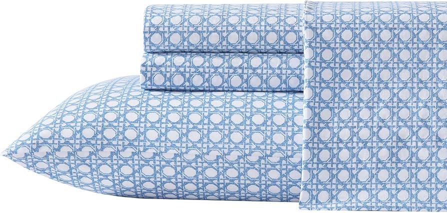 Tommy Bahama - King Size Sheet Set, 100% Cotton Percale Bedding with a Crisp & Cool Feel, Bed She... | Amazon (US)