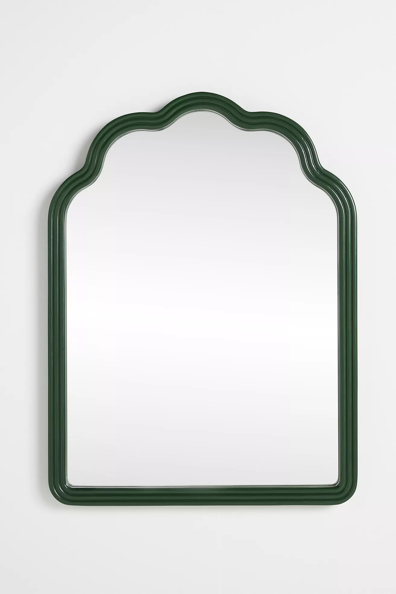 Clara Scalloped Wood Mirror | Anthropologie (US)