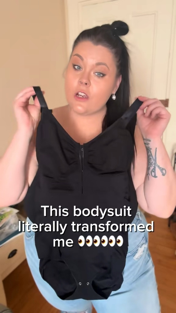 This bodysuit l literally gave me a waist! I was shocked, and you will be too! 

#LTKgrwm #LTKootd #LTKPlusSize