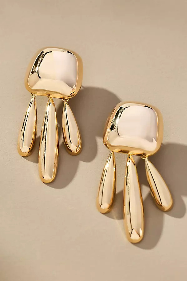Drippy Geometric Earrings | Anthropologie (US)