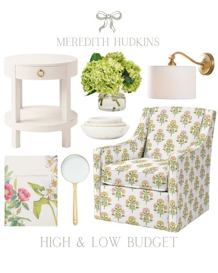 Meredith Hudkins preppy home decor, classic home decor, timeless style, upholstered, accent chair, Ballard designs block, print accent chair, coffee table book studio, McGee Shea, McGee McGee and Co, Serena Lilly side table table, pottery, barn, decorative bowls, lighting, Scott, living room bedroom, primary bedroom, nursery, entryway, coastal home decor

#LTKSaleAlert #LTKHome #LTKFindsUnder100