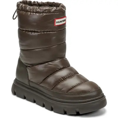 Hunter Maribel Waterproof Snow Boot in Ivory/Ivory at Nordstrom, Size 9 | Nordstrom