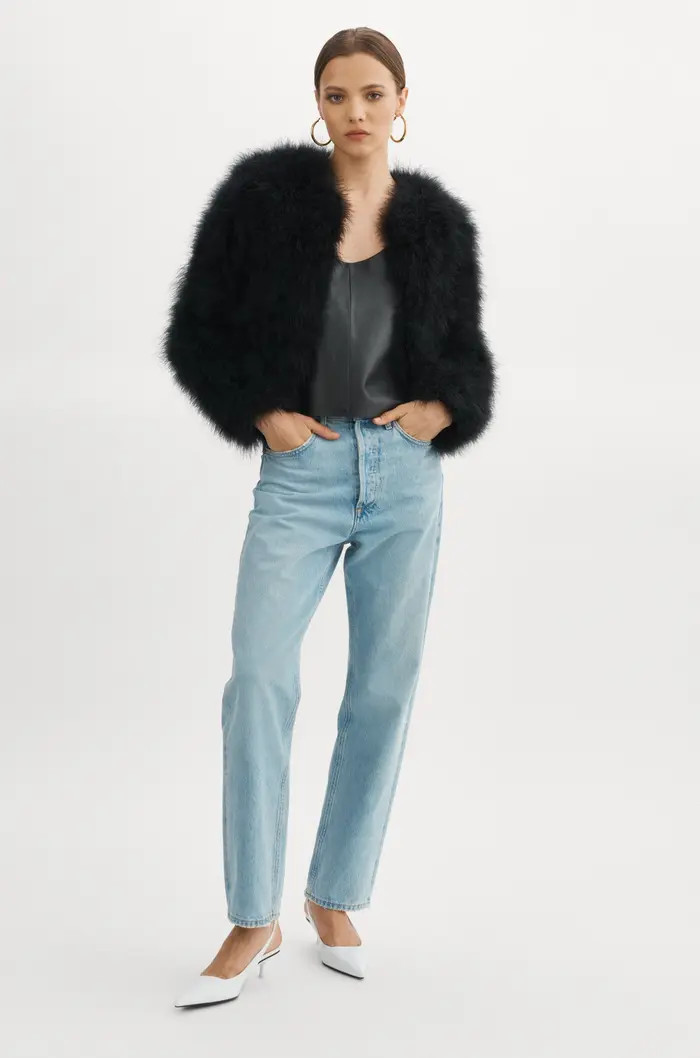 LAMARQUE Deora | Feather Jacket | Nordstrom | Nordstrom