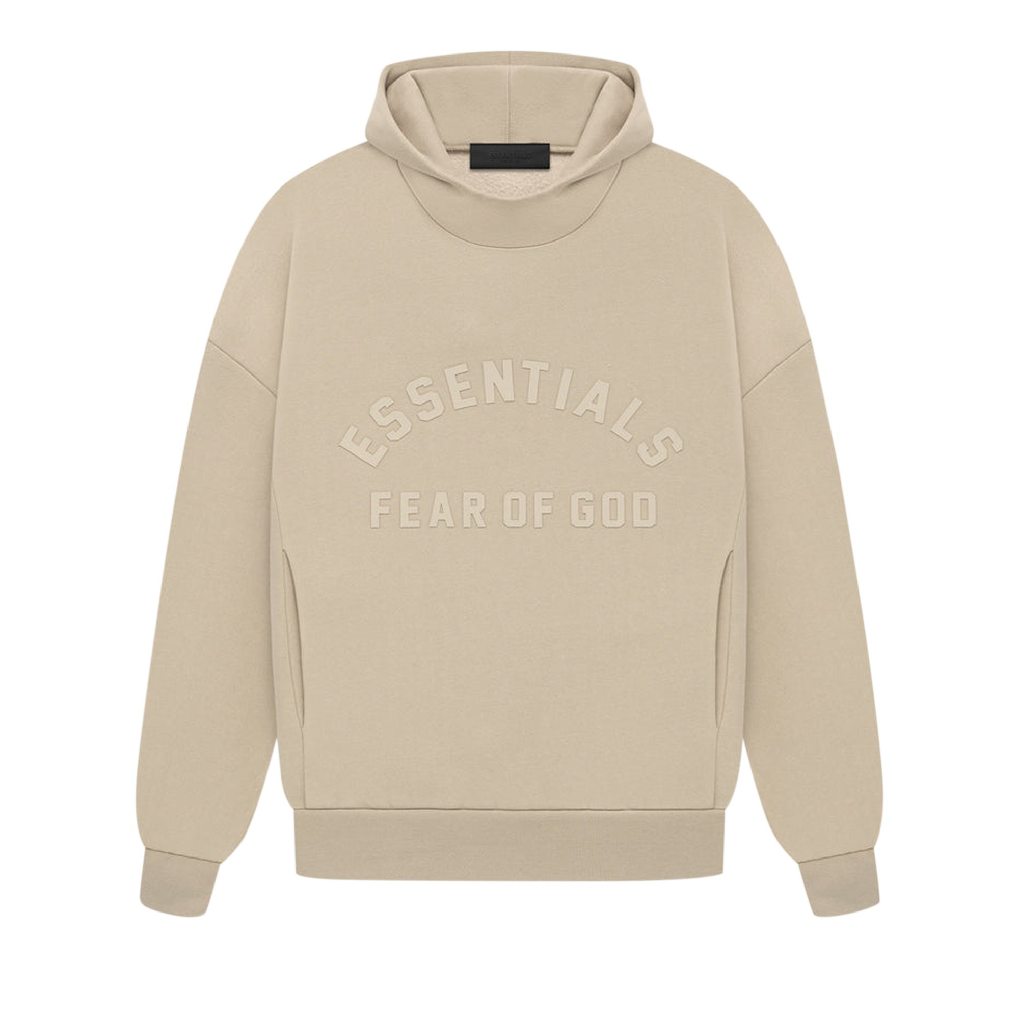 Fear of God Essentials Hoodie 'Dusty Beige' | Tan | Men's Size S | GOAT