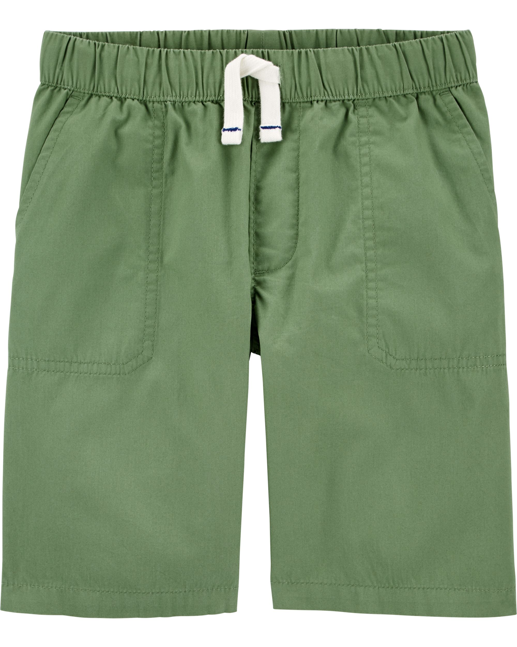 Pull-On Poplin Shorts | Carter's