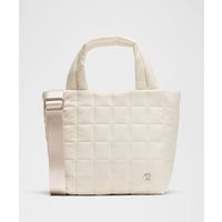 lululemon - Quilted Grid Small Tote Bag 5L - White/Light Ivory | Lululemon (US)