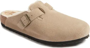 Boston Genuine Shearling Lined Clog (Men) | Nordstrom