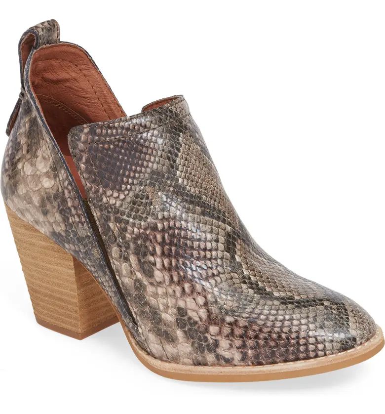 Rowlan Snakeskin Embossed Bootie | Nordstrom