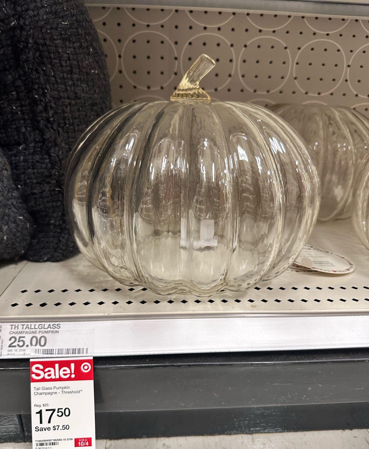 Glass pumpkins on sale 👀 