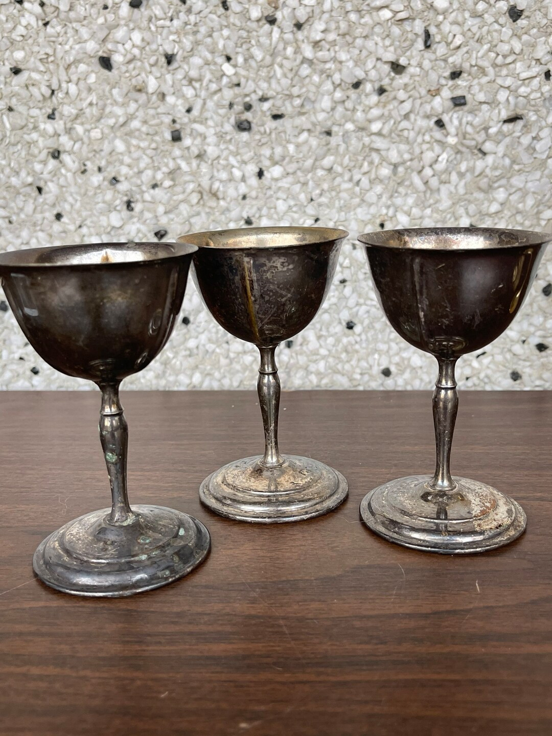 3 Vintage Silver Plated Copper Cups - Etsy Canada | Etsy (CAD)